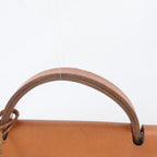 Hermes Herbag MM Replacement with Toile H Leather 2-Way Tote Bag — view 2