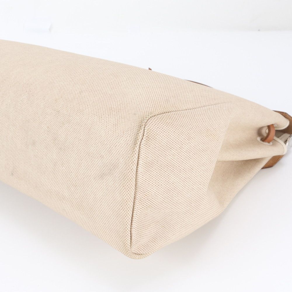Hermes Herbag MM Replacement with Toile H Leather 2-Way Tote Bag — view 5