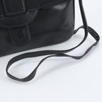 Celine Vintage Leather Shoulder Bag Crossbody Hand Black — view 2