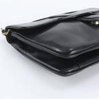 Celine Vintage Leather Shoulder Bag Crossbody Hand Black — view 6