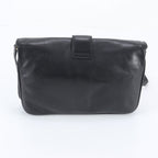 Celine Vintage Leather Shoulder Bag Crossbody Hand Black — view 3