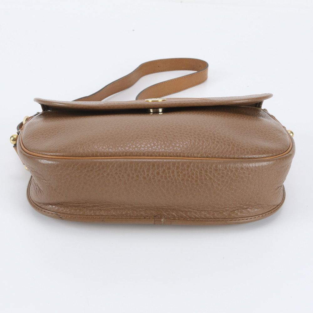 Dior Vintage Leather Shoulder Bag Hand Brown — view 5