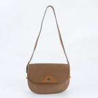 Dior Vintage Leather Shoulder Bag Hand Brown