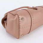 Fendi Selleria Linda Leather Shoulder Bag Tote Hand Pink — view 6