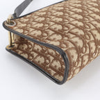 Dior Vintage Trotter Canvas Leather Shoulder Bag — view 6