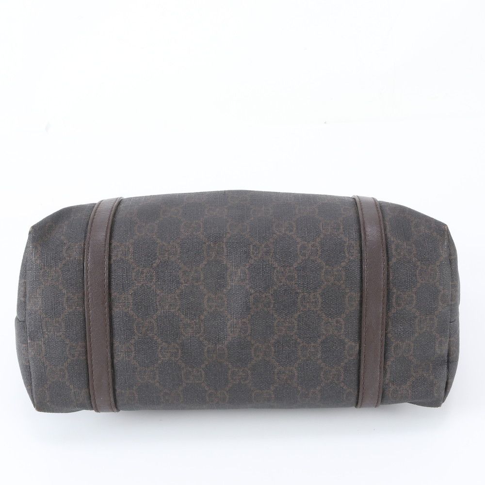 Gucci GG Supreme Leather Tote Bag Shoulder Hand Brown — view 5