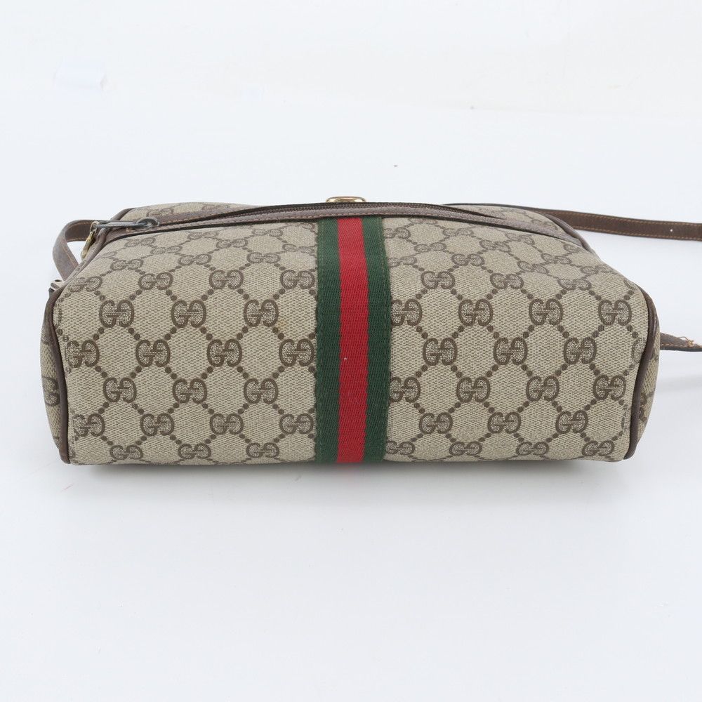 Gucci GG Supreme Sherry Line Leather Shoulder Bag — view 5