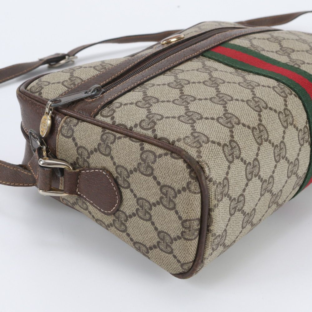 Gucci GG Supreme Sherry Line Leather Shoulder Bag — view 7