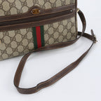 Gucci GG Supreme Sherry Line Leather Shoulder Bag — view 2
