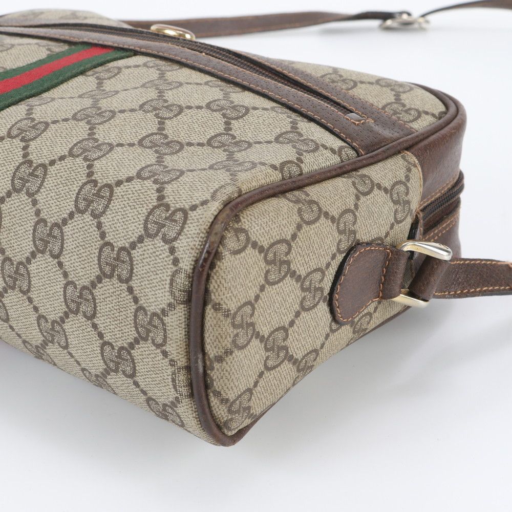 Gucci GG Supreme Sherry Line Leather Shoulder Bag — view 4