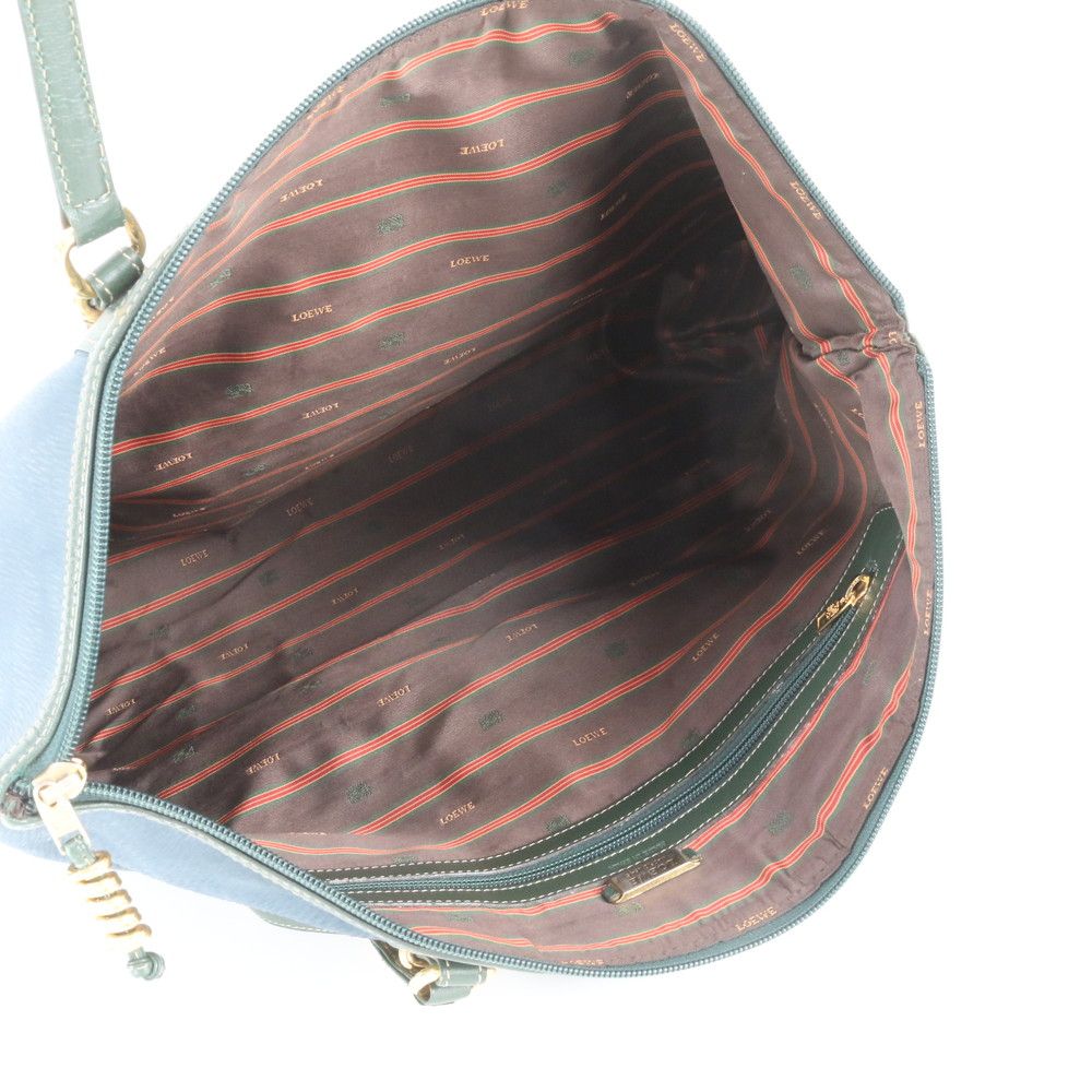 Loewe Velazquez Leather Tote Bag Shoulder Handle — view 7