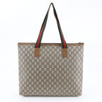 Gucci Sherry Line GG Plus Leather Tote Bag Shoulder Business Document — view 3
