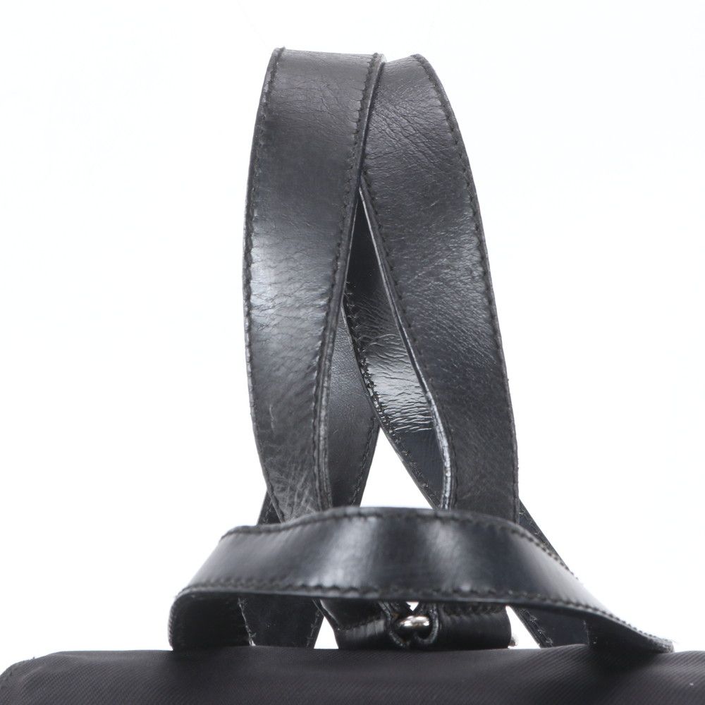Gucci 5 Leather Nylon Backpack Shoulder Bag — view 2