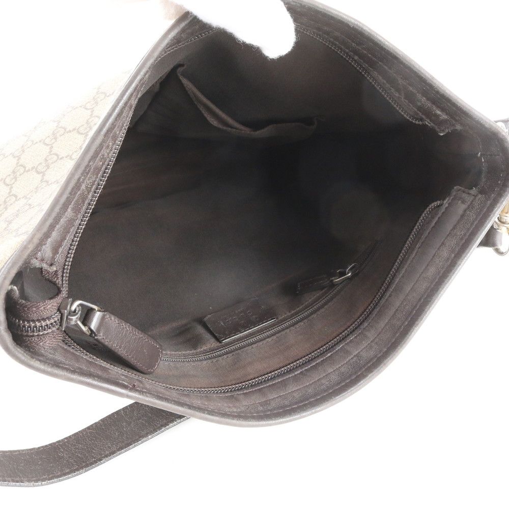 Gucci GG Supreme Leather Shoulder Bag — view 7