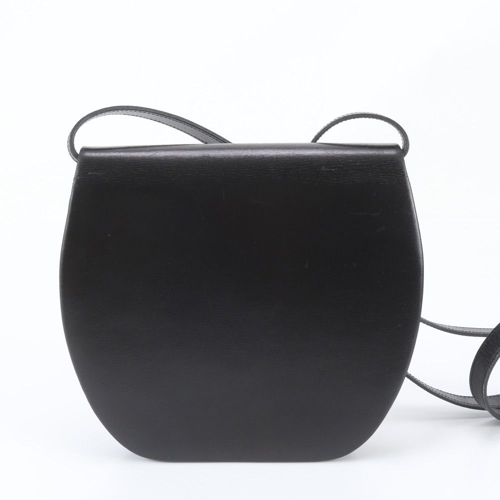 Dior Vintage Leather Shoulder Bag Crossbody Black — view 3