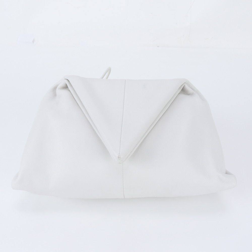 Bottega Veneta Triangle Leather Clutch Hand Second Pouch