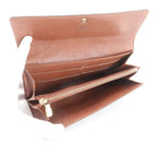 Louis Vuitton Monogram Portefeuille Sarah Leather Wallet — view 6