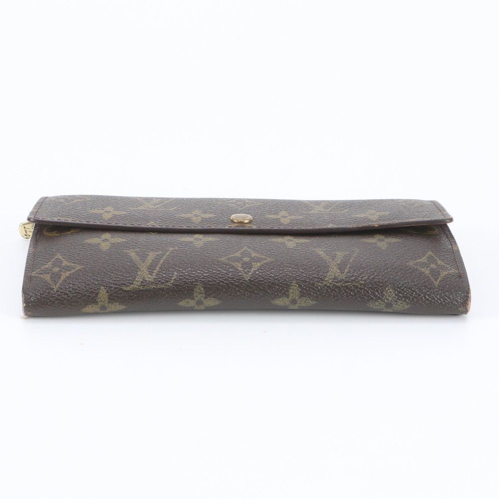 Louis Vuitton Monogram Portefeuille Sarah Leather Wallet — view 4