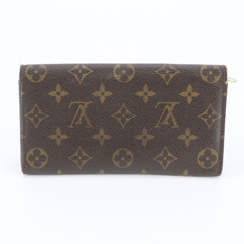 Louis Vuitton Monogram Portefeuille Sarah Leather Wallet — view 2