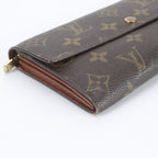 Louis Vuitton Monogram Portefeuille Sarah Leather Wallet — view 5