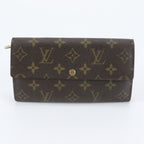 Louis Vuitton Monogram Portefeuille Sarah Leather Wallet