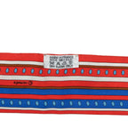 Hermes Twilly Sequences Seconds Scarf Red Multicolor Silk — view 6