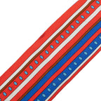 Hermes Twilly Sequences Seconds Scarf Red Multicolor Silk — view 3