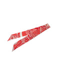 Hermes Twilly Animapolis Scarf Red Silk