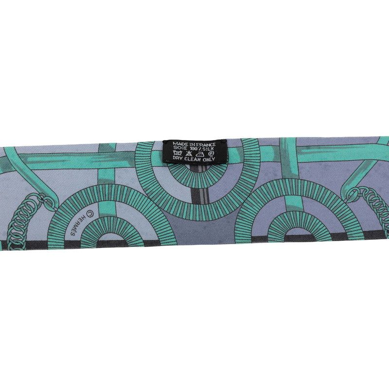 Hermes Twilly Eperon D'or Apron Scarf Multicolor Silk — view 6