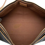 Louis Vuitton Monogram Popincourt Long Crossbody Shoulder Bag Brown Leather — view 4