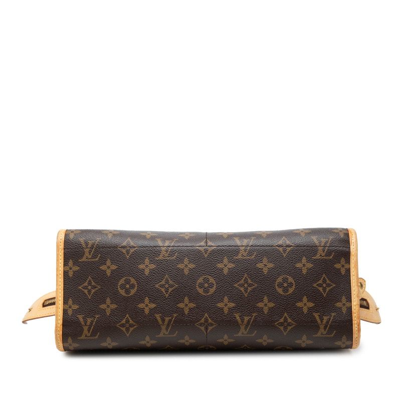 Louis Vuitton Monogram Popincourt Long Crossbody Shoulder Bag Brown Leather — view 3