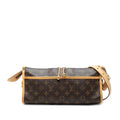 Louis Vuitton Monogram Popincourt Long Crossbody Shoulder Bag Brown Leather