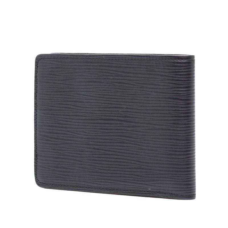 Louis Vuitton Epi Portefeuille Multiple Bifold Wallet Billfold Noir Black — view 2