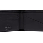 Louis Vuitton Epi Portefeuille Multiple Bifold Wallet Billfold Noir Black — view 4