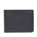 Louis Vuitton Epi Portefeuille Multiple Bifold Wallet Billfold Noir Black