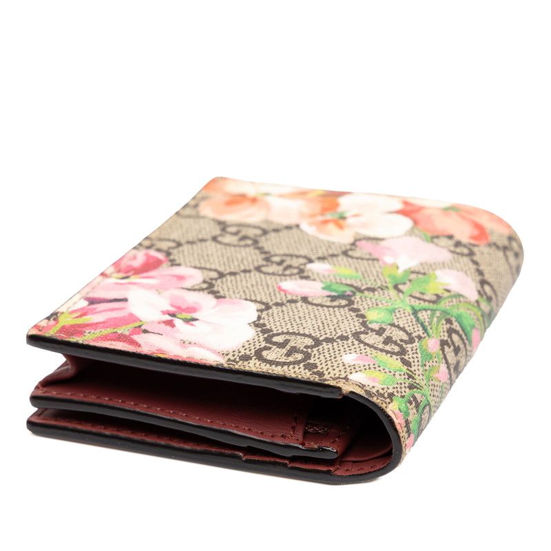 Gucci GG Blooms Bifold Wallet Beige Leather — view 4