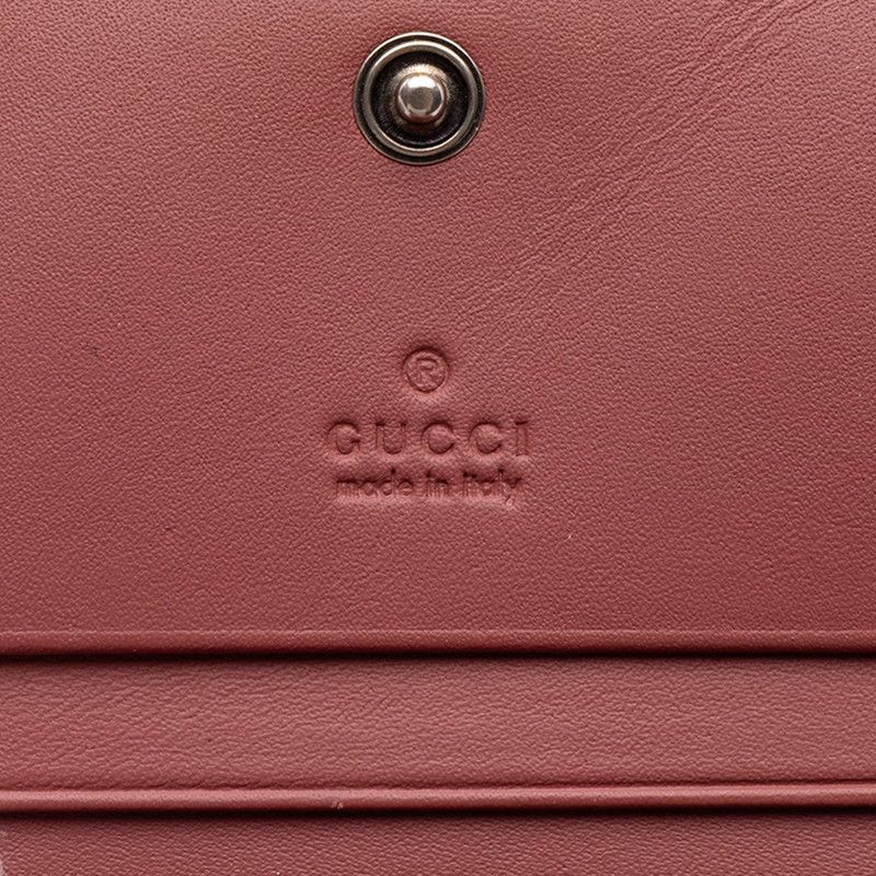 Gucci GG Blooms Bifold Wallet Beige Leather — view 7