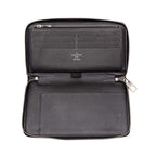 Louis Vuitton Damier Graphite Zippy Organizer Zip Around Wallet Black Leather — view 4