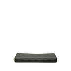 Louis Vuitton Damier Graphite Zippy Organizer Zip Around Wallet Black Leather — view 3