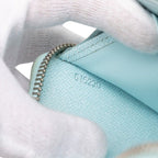 Louis Vuitton Epi Zippy Wallet Zip Around Light Blue Leather — view 8
