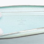 Louis Vuitton Epi Zippy Wallet Zip Around Light Blue Leather — view 7