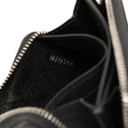 Louis Vuitton Damier Graphite Zippy Coin Purse Black Leather — view 5
