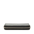 Louis Vuitton Damier Graphite Zippy Coin Purse Black Leather — view 3