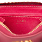 Prada Card Case Coin Purse Pink Leather — view 5