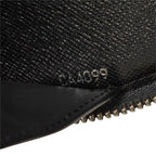 Louis Vuitton Damier Graphite Zippy Organizer Zip Around Wallet Black Leather — view 8