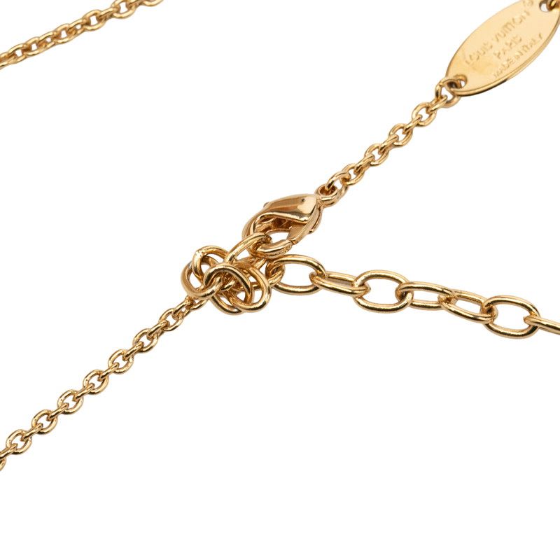 Louis Vuitton Necklace LV Iconic Gold Plated Rhinestone — view 3