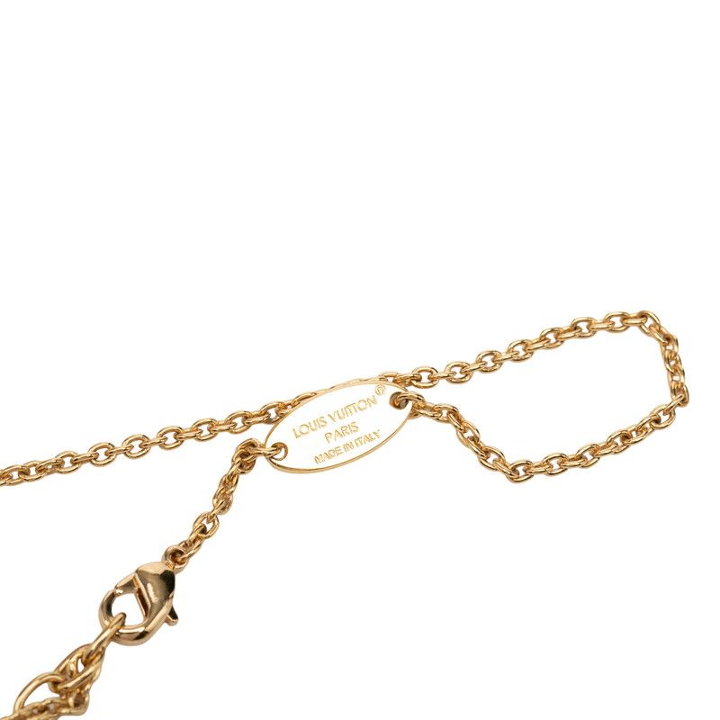 Louis Vuitton Necklace LV Iconic Gold Plated Rhinestone — view 4
