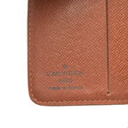 Louis Vuitton Monogram Compact Zip Wallet Bifold Brown Leather — view 6