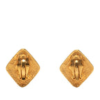 Chanel CC Logo Earrings Gold Plated — view 2