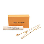 Louis Vuitton LV Padlock Necklace Gold Plated Rhinestone — view 7